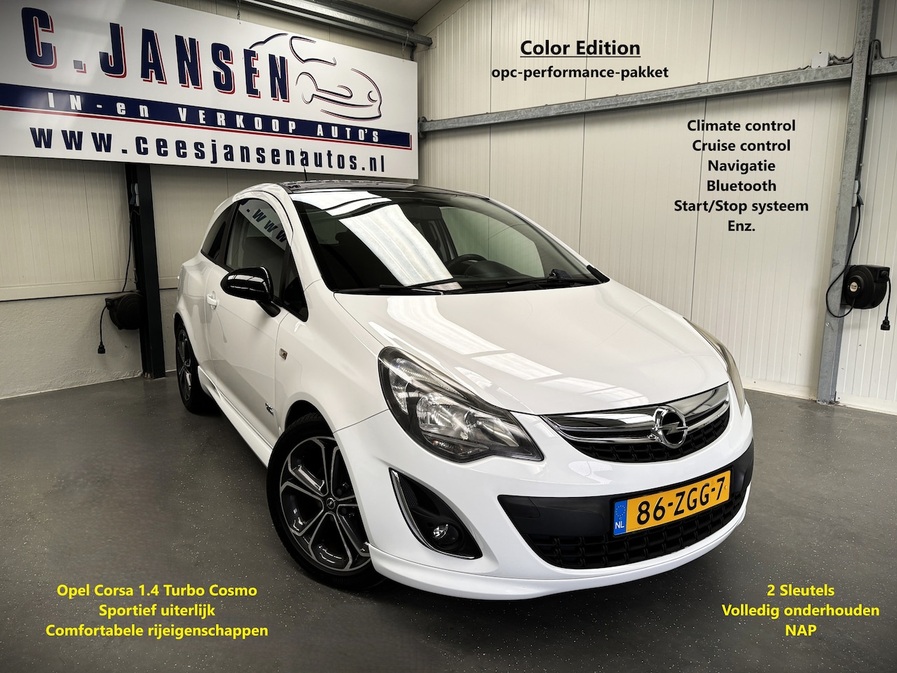 Opel Corsa - 1.4 Turbo Cosmo OPC Sport Pakket! | Audio-navigatiesysteem | Bluetooth telefoonvoorbereidi - AutoWereld.nl