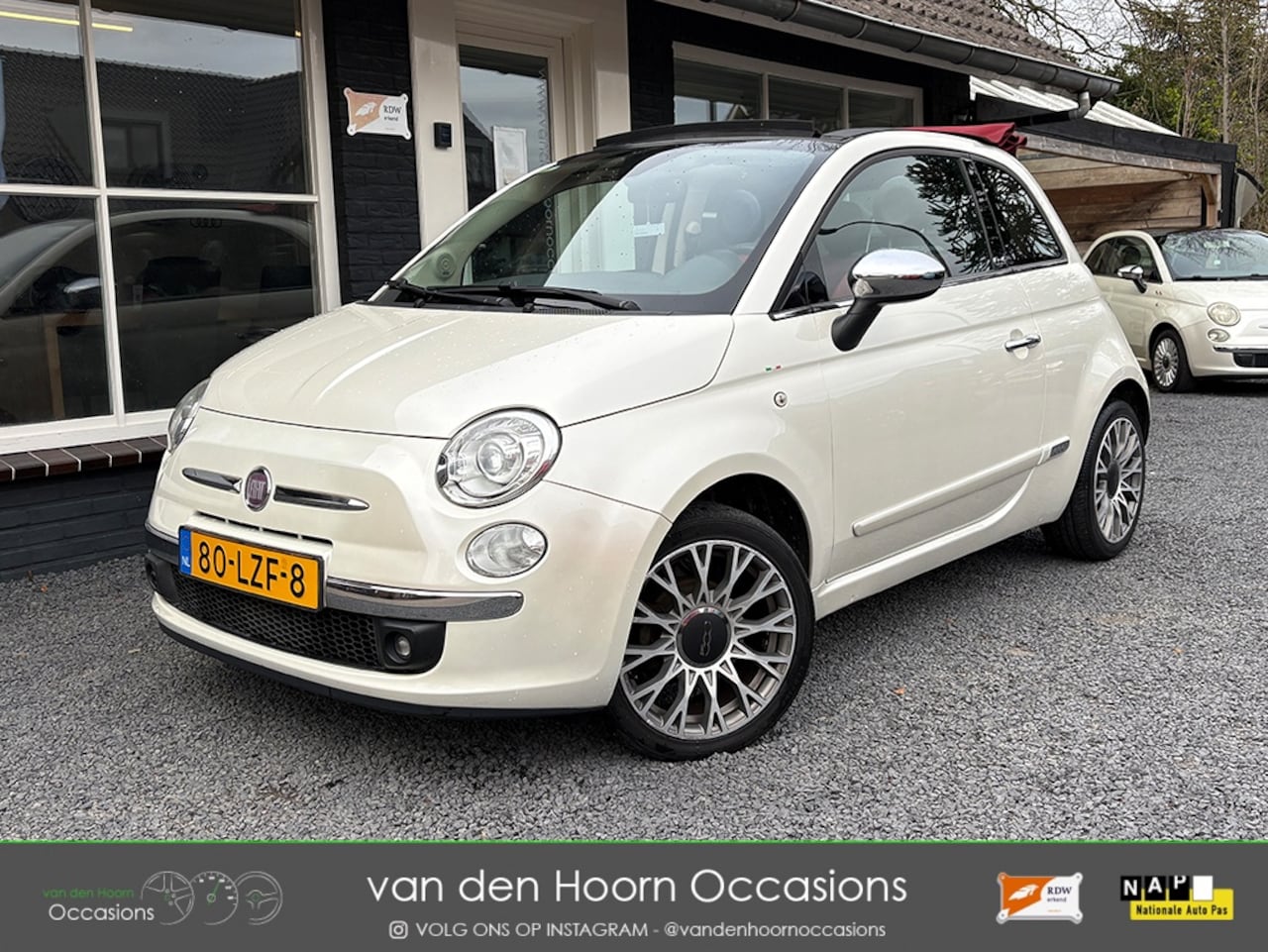 Fiat 500 C - 1.2 Rock CABRIO | AUTOMAAT | LEDER | XENON | PARELMOER - AutoWereld.nl