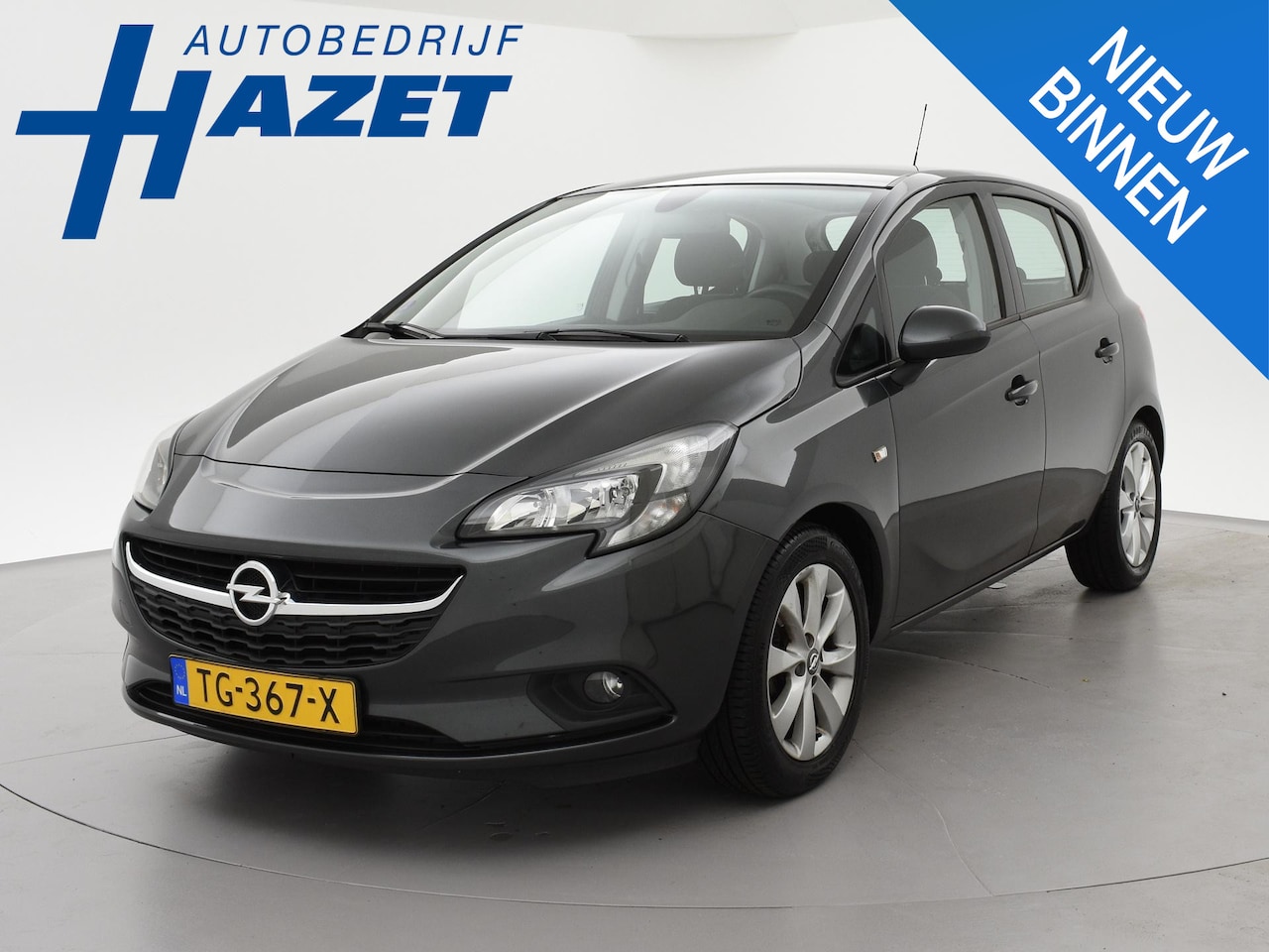Opel Corsa - 1.4 FAVOURITE 5-DEURS *54.800 KM* + TREKHAAK | NAVIGATIE | CRUISE | DAB | AIRCO | LMV - AutoWereld.nl
