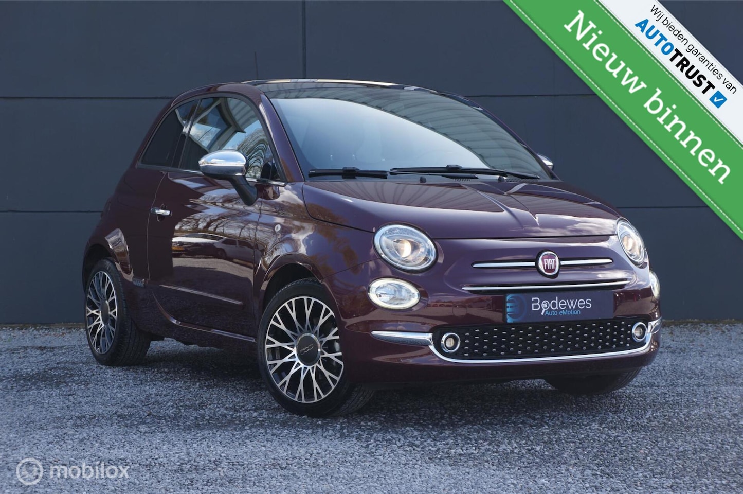 Fiat 500 - 1.0 Hybrid Lounge Exclusive Navi Cruise Clima PDC! - AutoWereld.nl