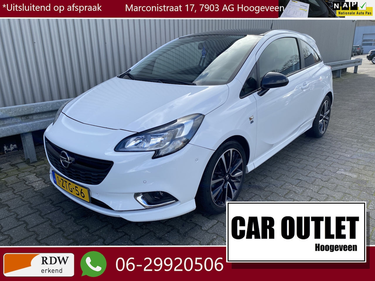 Opel Corsa - 1.4 Color Edition A/C, CC, DAB+, PDC v/a & Cam, LM, nw. APK – Inruil Mogelijk – - AutoWereld.nl
