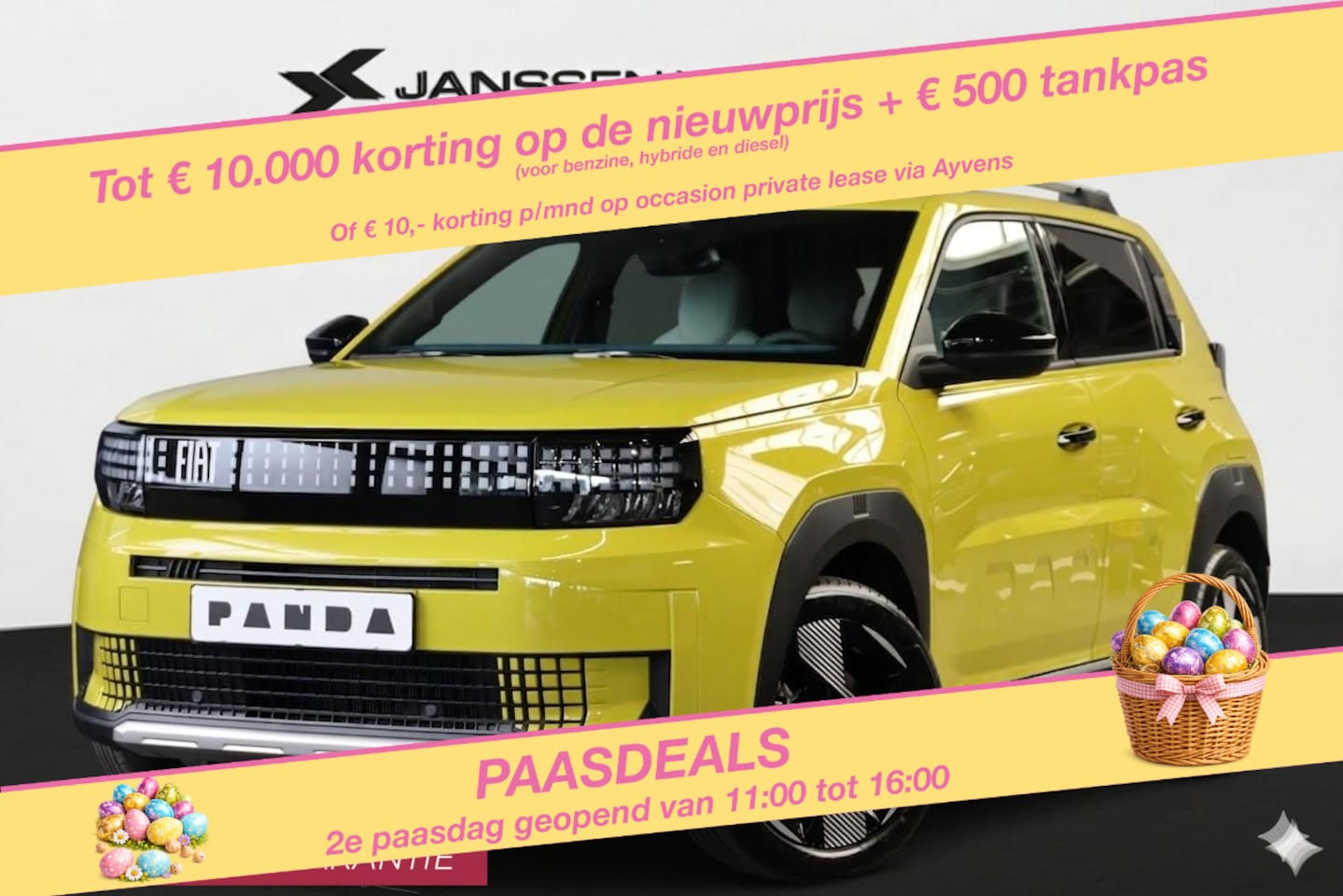 Fiat Grande Panda - La Prima 11 kW 44 kWh Voorraad Voordeel / 2+6 jaar garantie - AutoWereld.nl