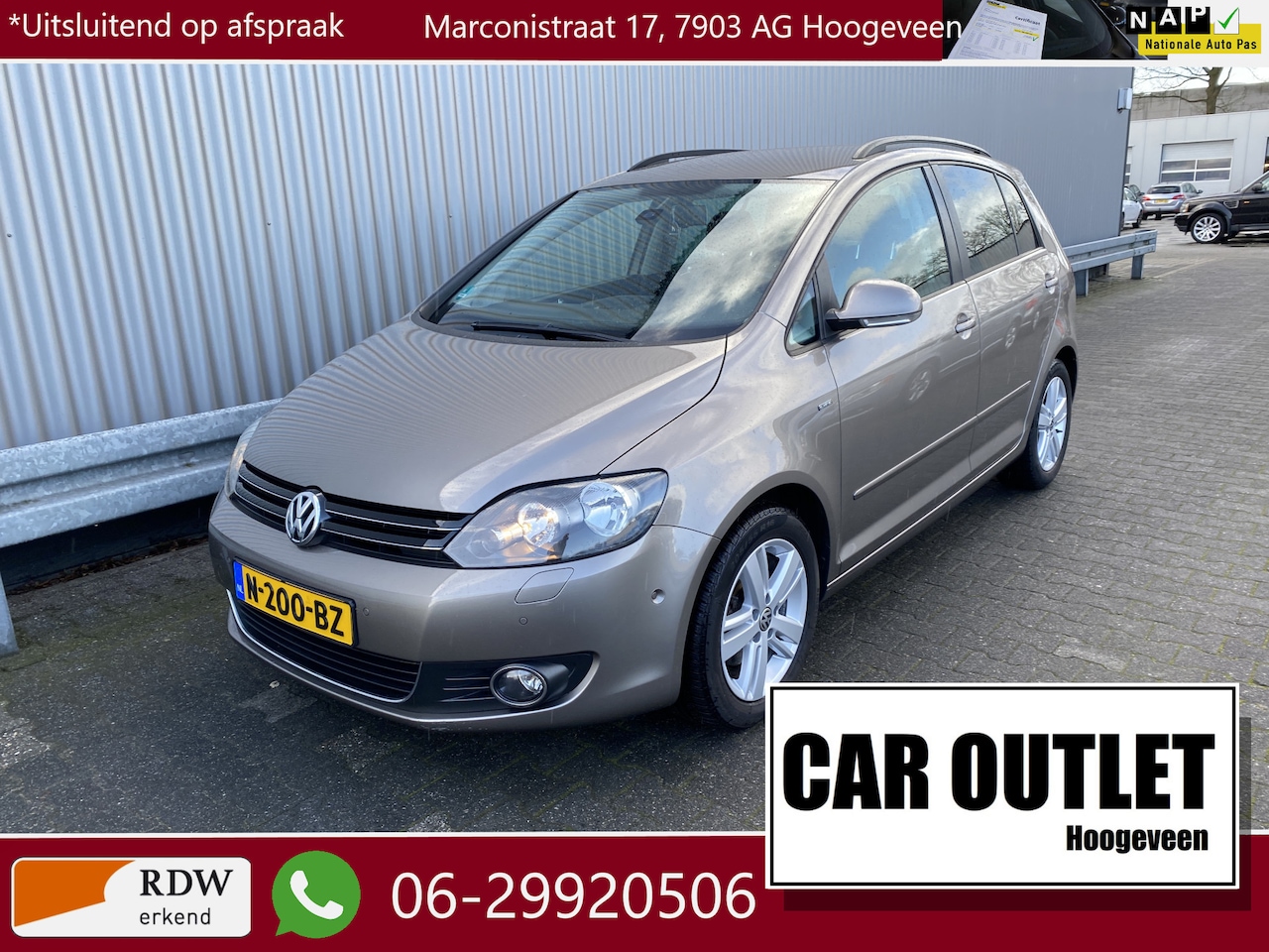 Volkswagen Golf Plus - 1.4 TSI Highline Clima, Stoelvw, Multimedia, PDC v/a, LM, – Inruil Mogelijk – - AutoWereld.nl
