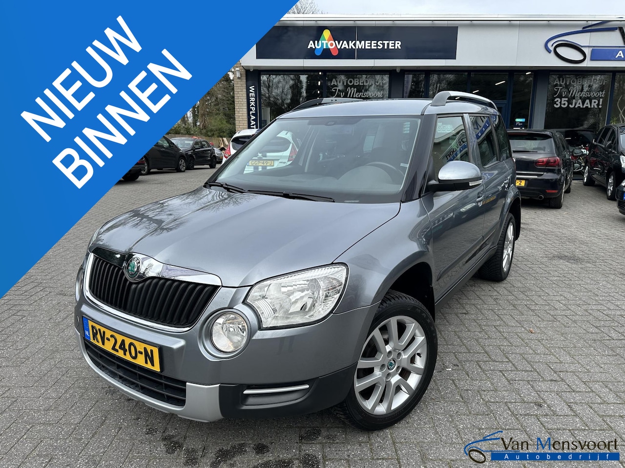 Skoda Yeti - 1.2 TSI Automaat Elegance 2eEig|Navi|Bluetooth|Climate|Cruise|Allseason - AutoWereld.nl