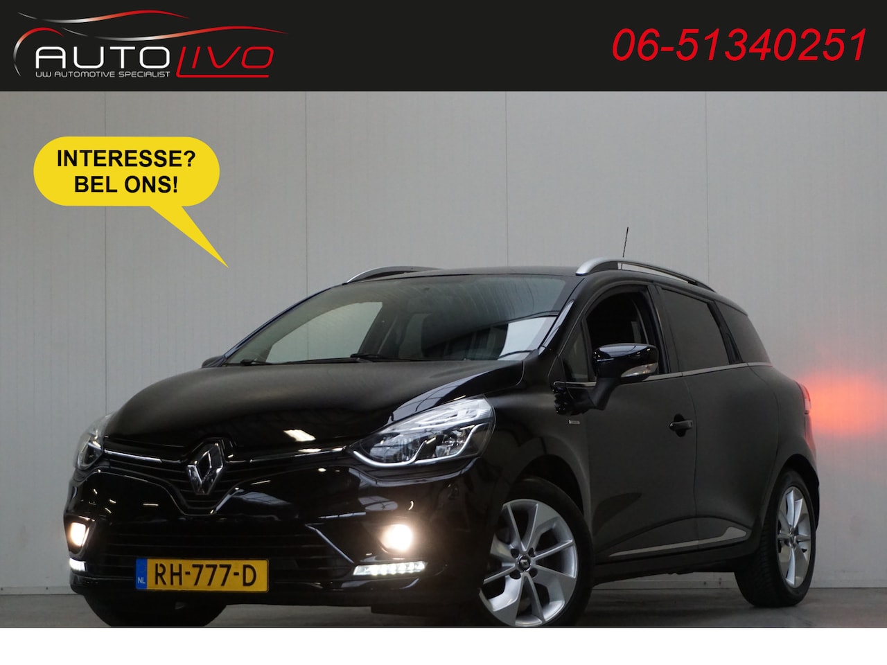 Renault Clio Estate - 0.9 TCe Limited NAVI BASS LED AIRCO CRUISE LMV PDC etc. - AutoWereld.nl