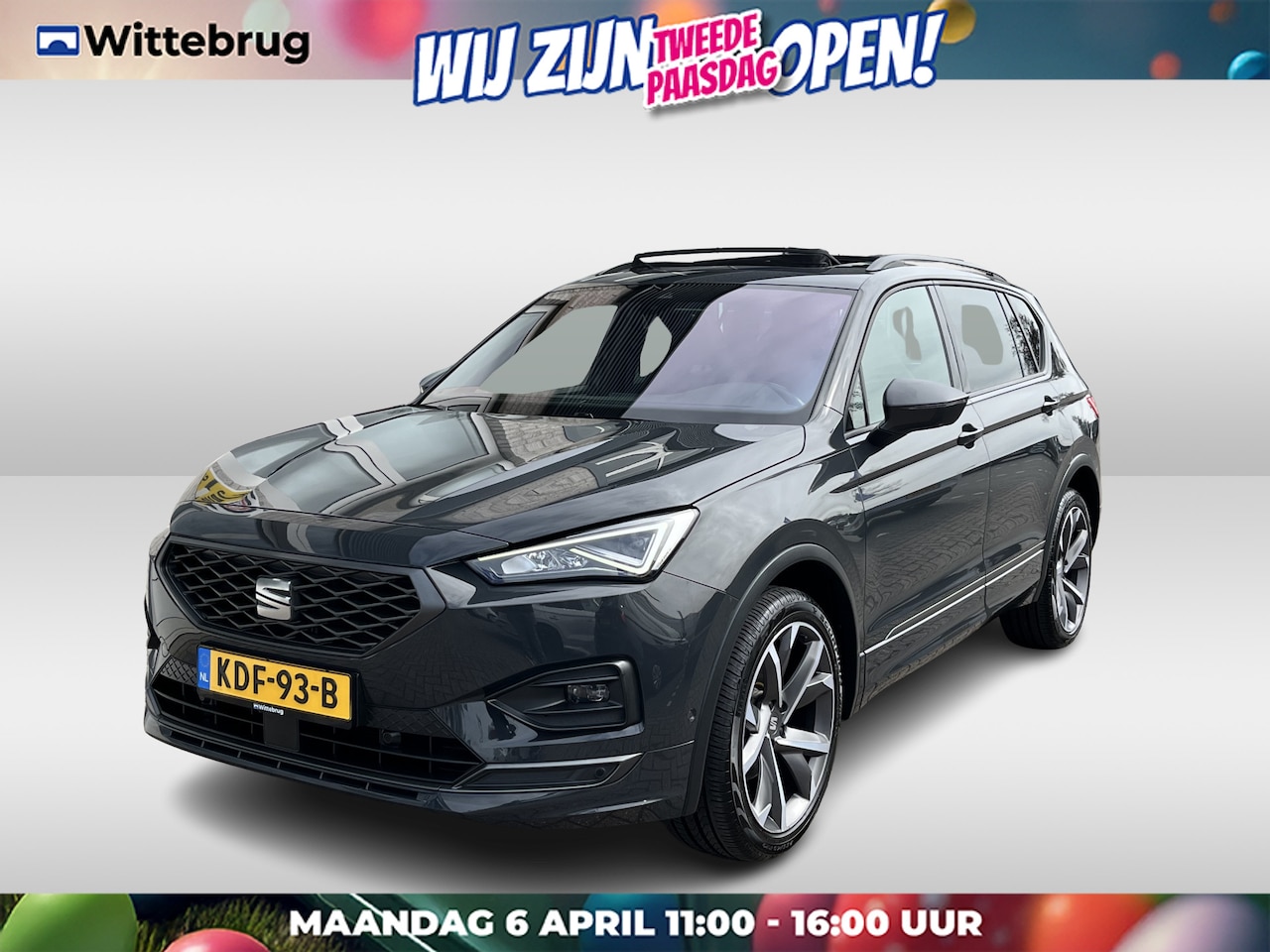 SEAT Tarraco - 1.5 TSI FR Business Intense / AUTOMAAT/ PANO/ TREKHAAK/ MEMORYSEAT/ STUUR+STOELVERWARM.V+A - AutoWereld.nl