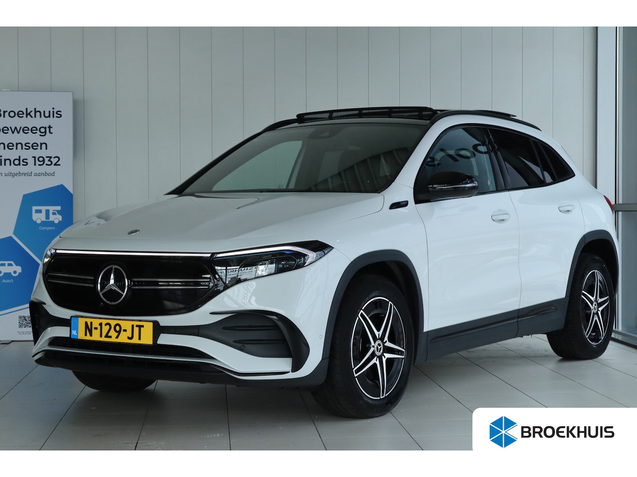 Mercedes-Benz EQA - 250 Business Solution AMG 67 kWh | Cruise Control | Schuifdak | Stoelverwarming | Trekhaak - AutoWereld.nl