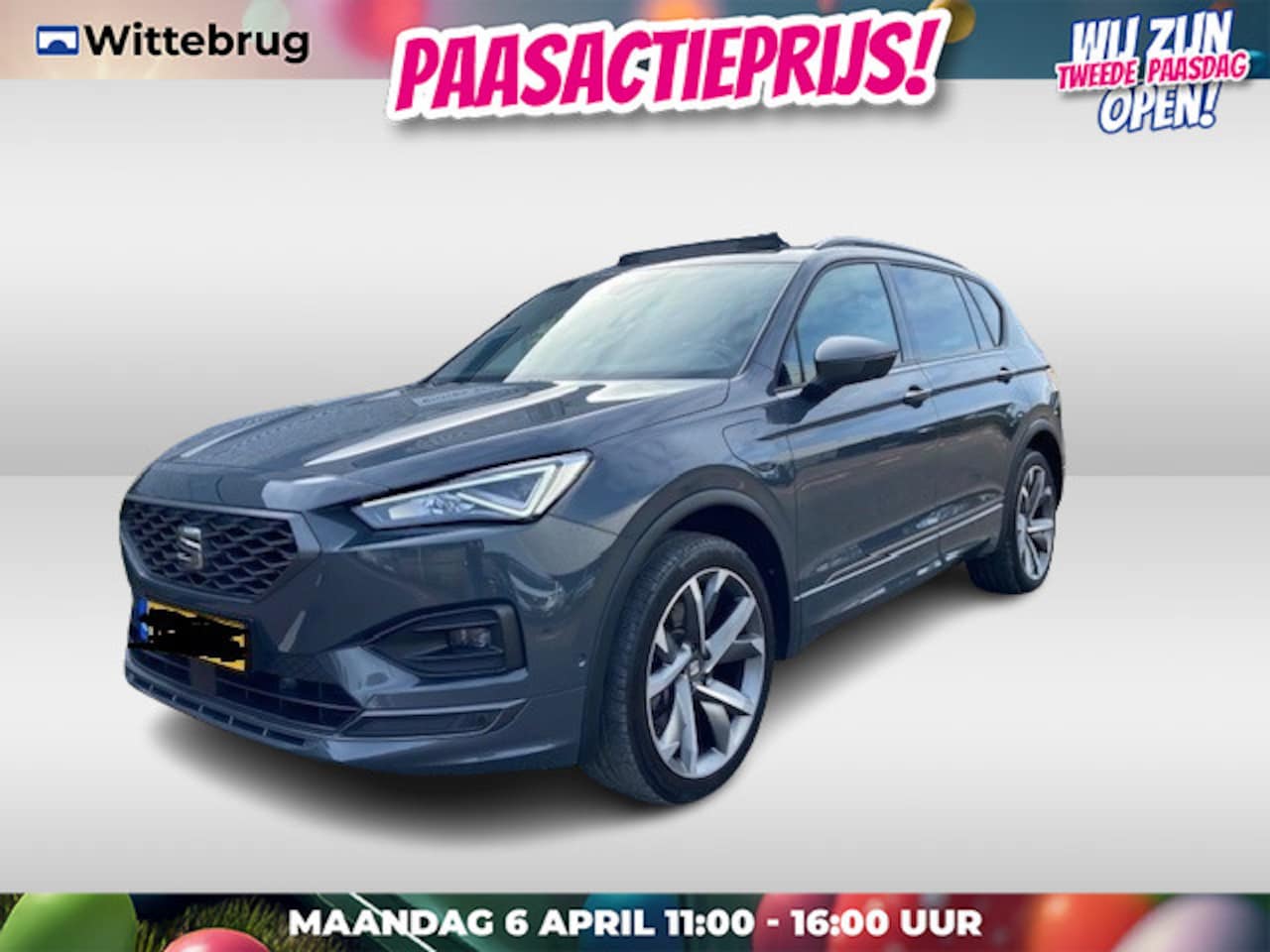 SEAT Tarraco - 1.4 TSI e-Hybrid PHEV 245pk DSG FR Business / Panoramadak / Elek Zwenkbare Trekhaak / Stan - AutoWereld.nl