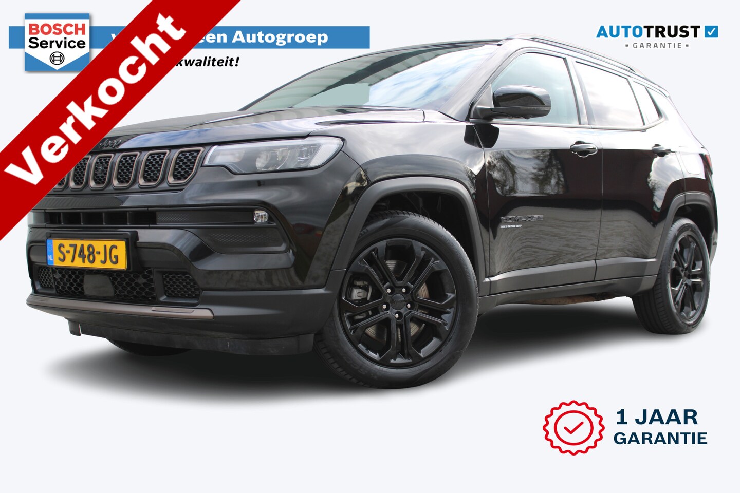 Jeep Compass - 4xe 240 Plug-in Hybrid Upland | Incl. 12 maanden garantie | Highway assist | Apple carplay - AutoWereld.nl