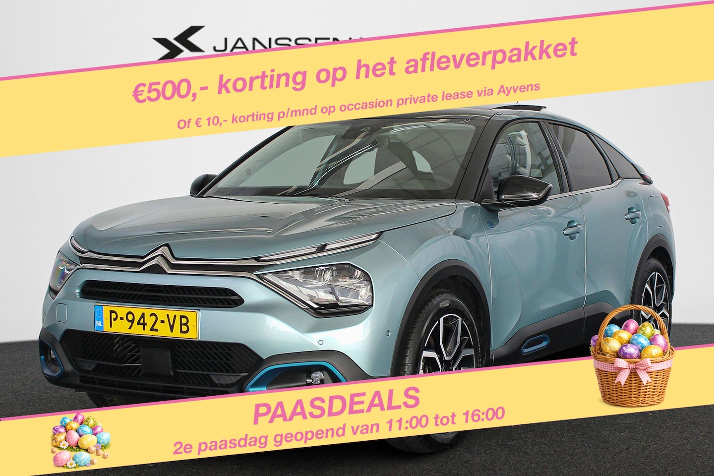 Citroën Ë-C4 - Shine 50 kWh Pano Leder Stoelverwarming Head-Up 18" LMW - AutoWereld.nl