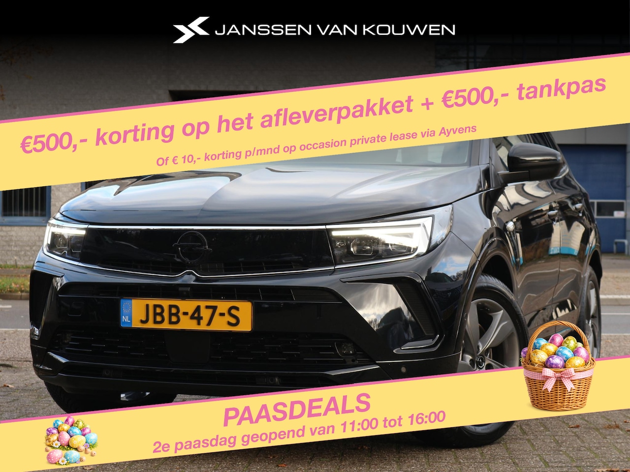 Opel Grandland - 1.6 Turbo Plug-In Hybrid GS / SOH 100% / Stuur-/Stoelverwarming / 360 Camera / Apple Carpl - AutoWereld.nl