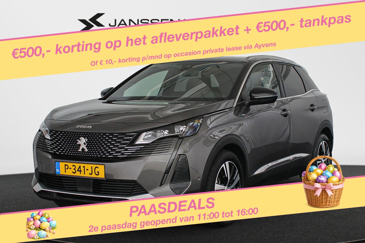 Peugeot 3008 - 1.6 HYbrid 225 GT SOH 92% / Achteruitrijcamera / Adaptieve Cruise Control/ Full LED - AutoWereld.nl