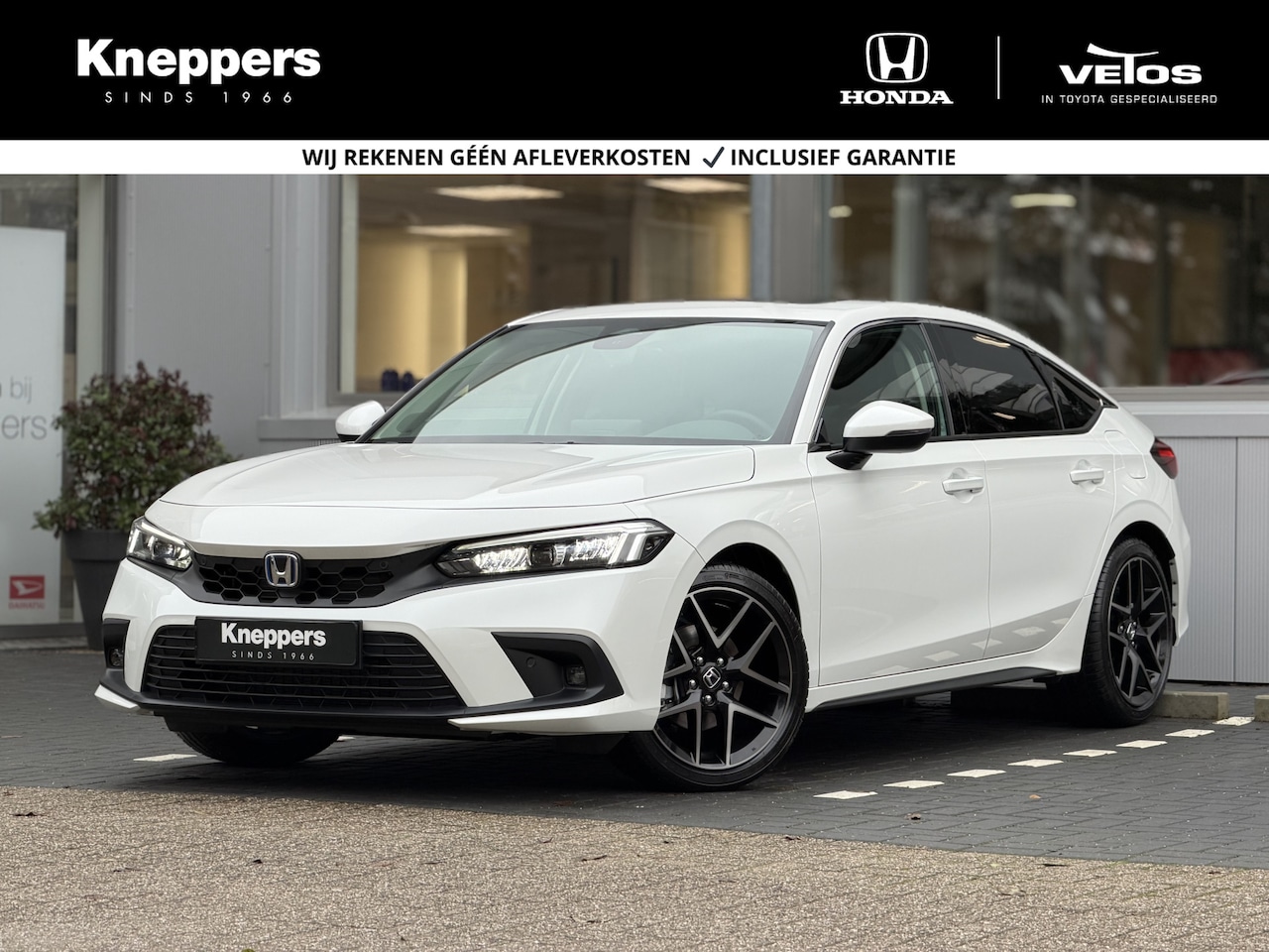 Honda Civic - 2.0 e:HEV Advance € 2999,- KORTING   Panoramadak, Lederen bekleding, Bose audiosysteem - AutoWereld.nl