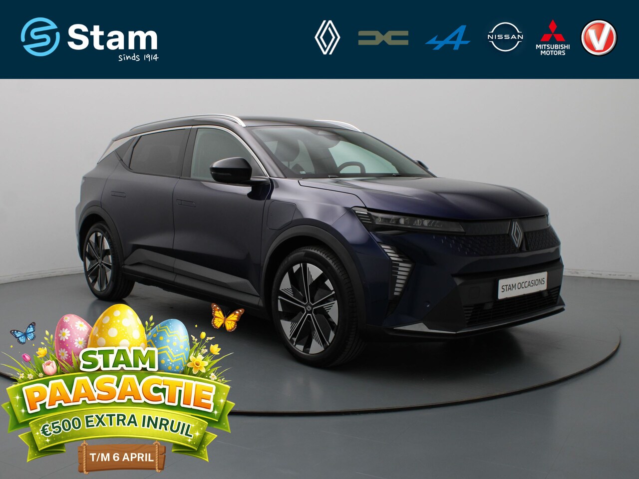 Renault Scenic E-Tech - 170pk EV60 comfort range Techno Camera | Adapt. Cruise | Parkeersens. v+a | Stoel-/stuurve - AutoWereld.nl