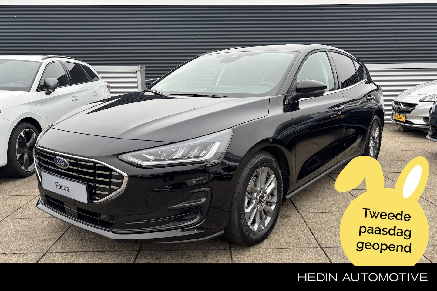 Ford Focus - 1.0 EcoBoost Hybrid Titanium €6195,- voordeel! Privacy glas, climate control, Apple Carpla - AutoWereld.nl