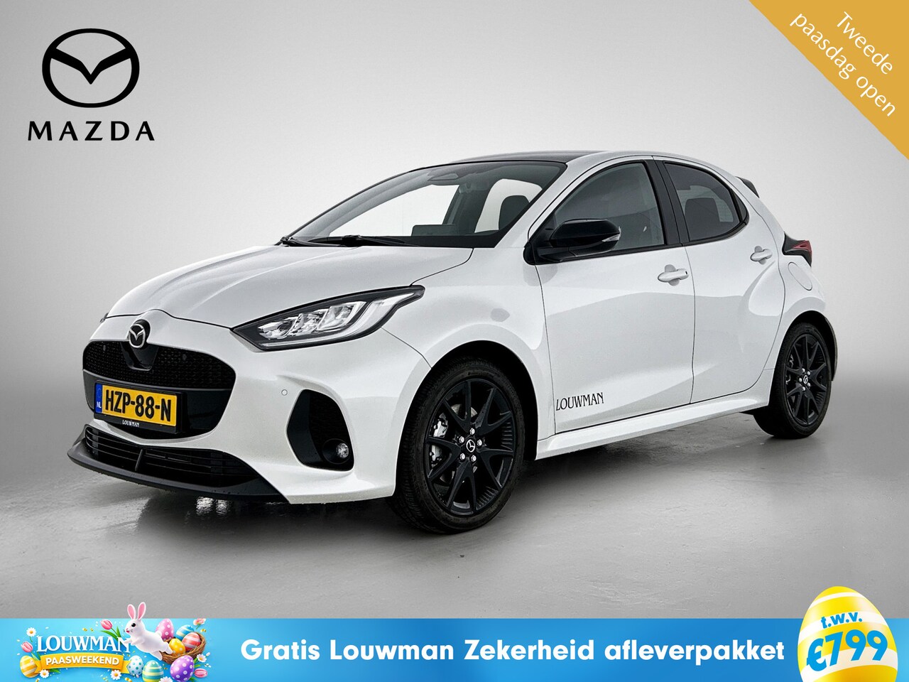 Mazda 2 Hybrid - 1.5 Homura Plus / Camera / Pano dak / Sportstoelen / Carplay & Android-auto Mazda-paasweek - AutoWereld.nl