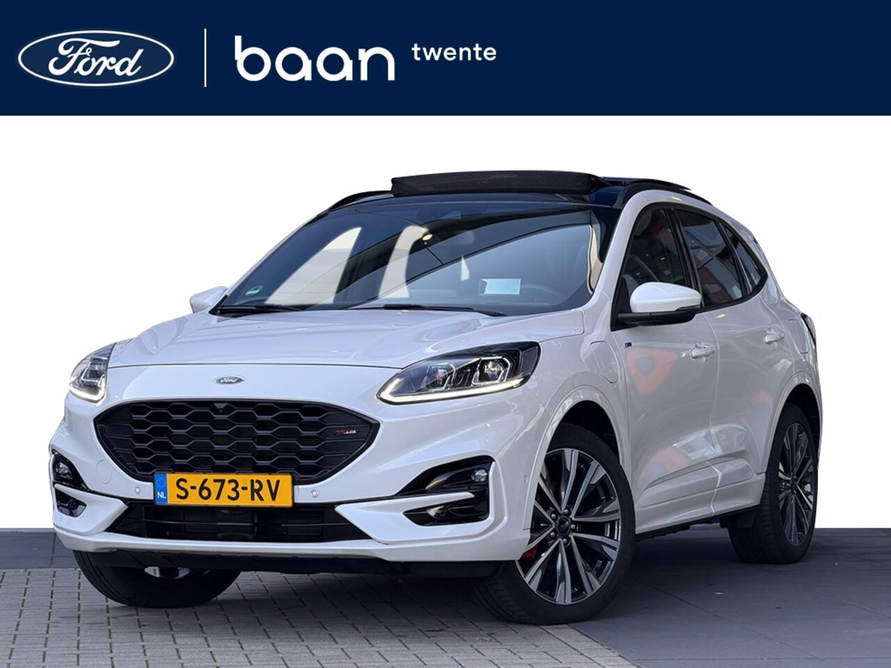Ford Kuga - 2.5 PHEV 225 PK ST-Line X | Panoramadak | 20 inch | Parelmoer wit | B&O | Head-UP | Adapti - AutoWereld.nl