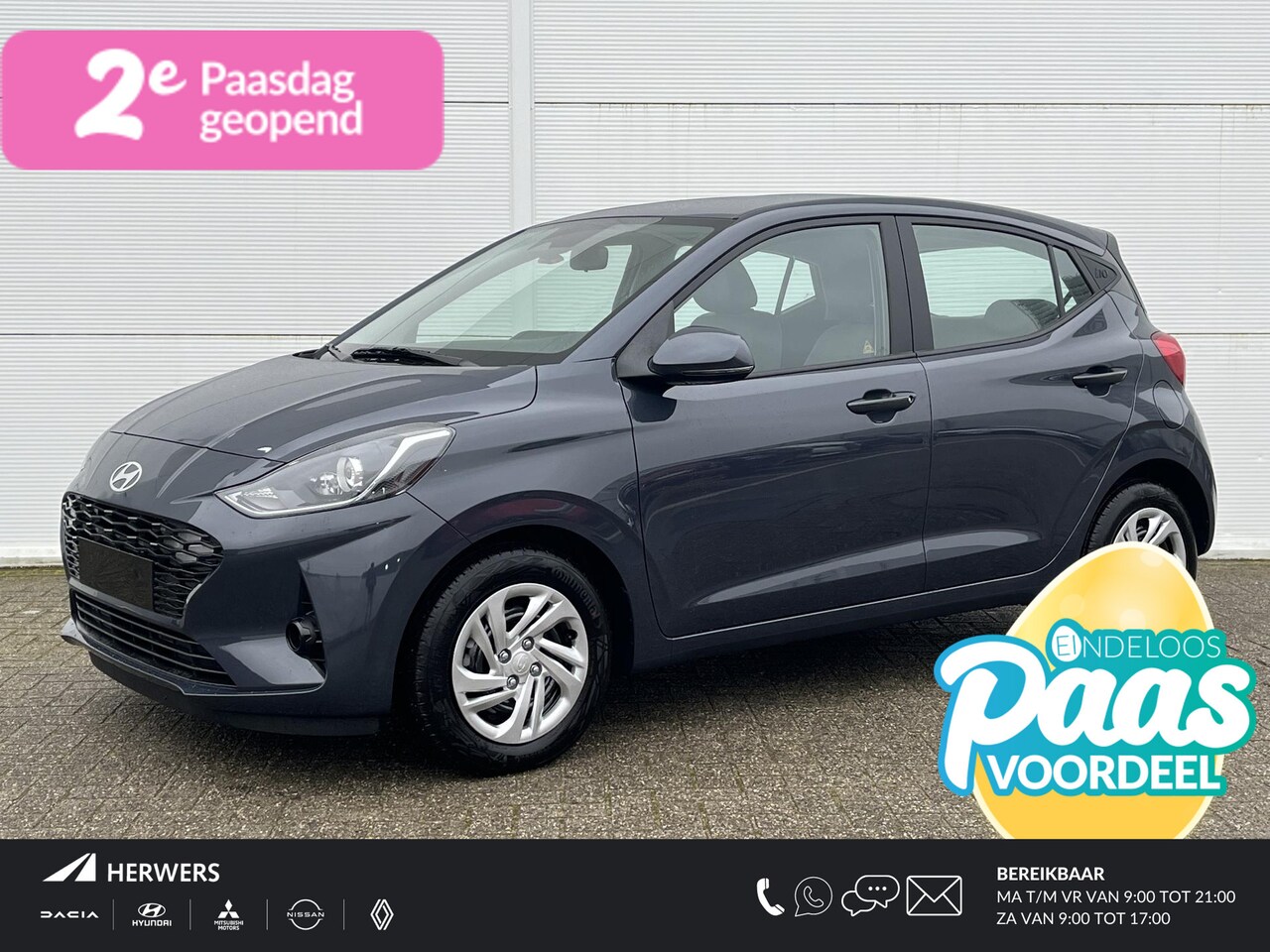 Hyundai i10 - 1.0 Premium ** Nu met € 1.500 voordeel, Enkel Nieuw uit voorraad leverbaar ** OP = OP ** - AutoWereld.nl