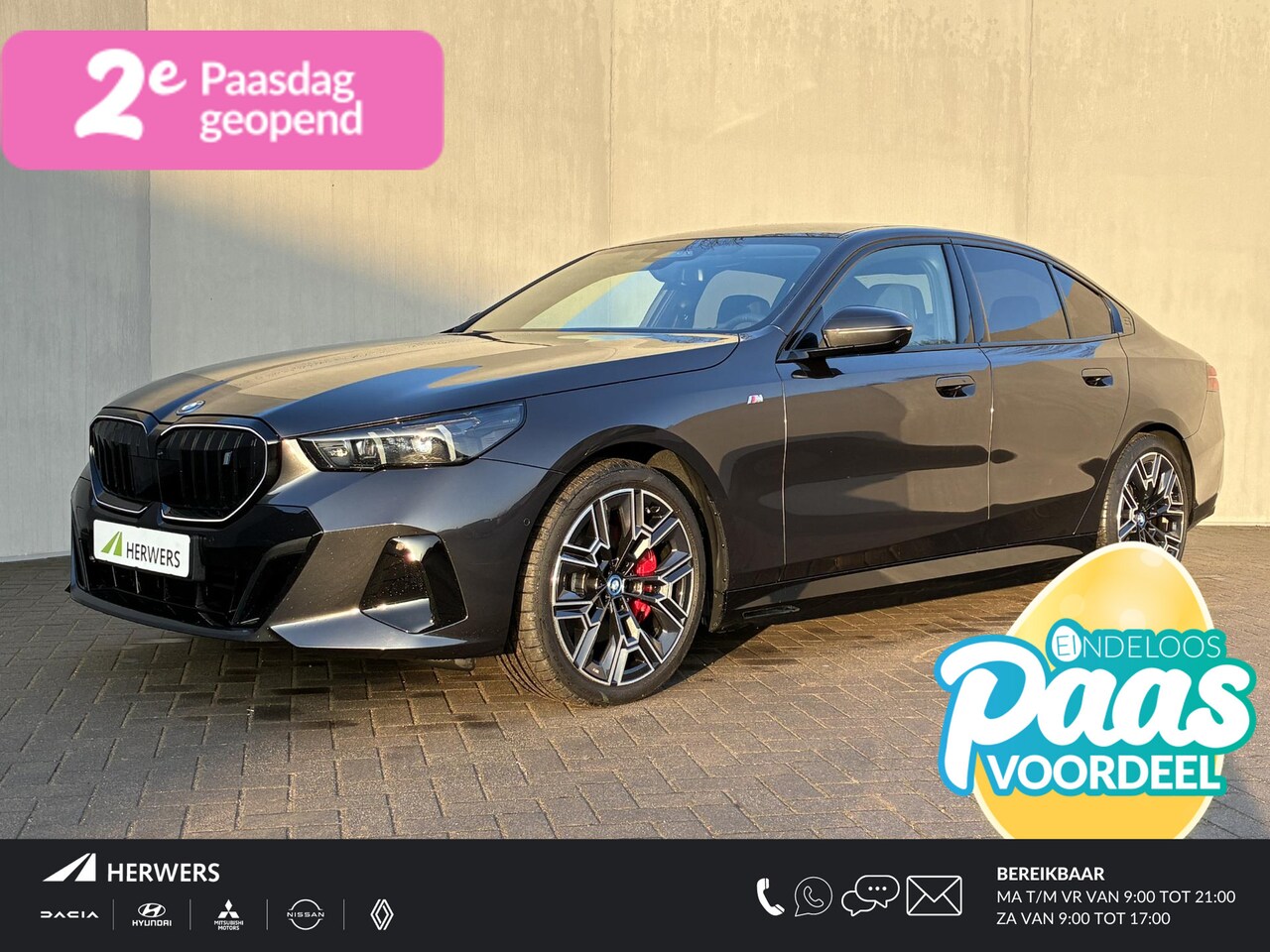 BMW i5 - XDrive40 M Sport Edition 84 kWh 4WD / VOL LEDER / Fabrieksgarantie t/m 04-2028 / SOH 97,29 - AutoWereld.nl