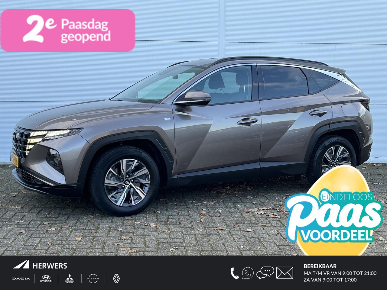Hyundai Tucson - 1.6 T-GDI MHEV Comfort Smart / airco (automatisch) / Apple Carplay/Android Auto / cruise c - AutoWereld.nl