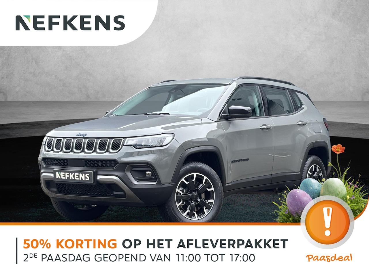 Jeep Compass - 4XE 240pk Overland Automaat | Plug-in Hybrid | Achteruitrijcamera | AppleCarPlay/Android - AutoWereld.nl