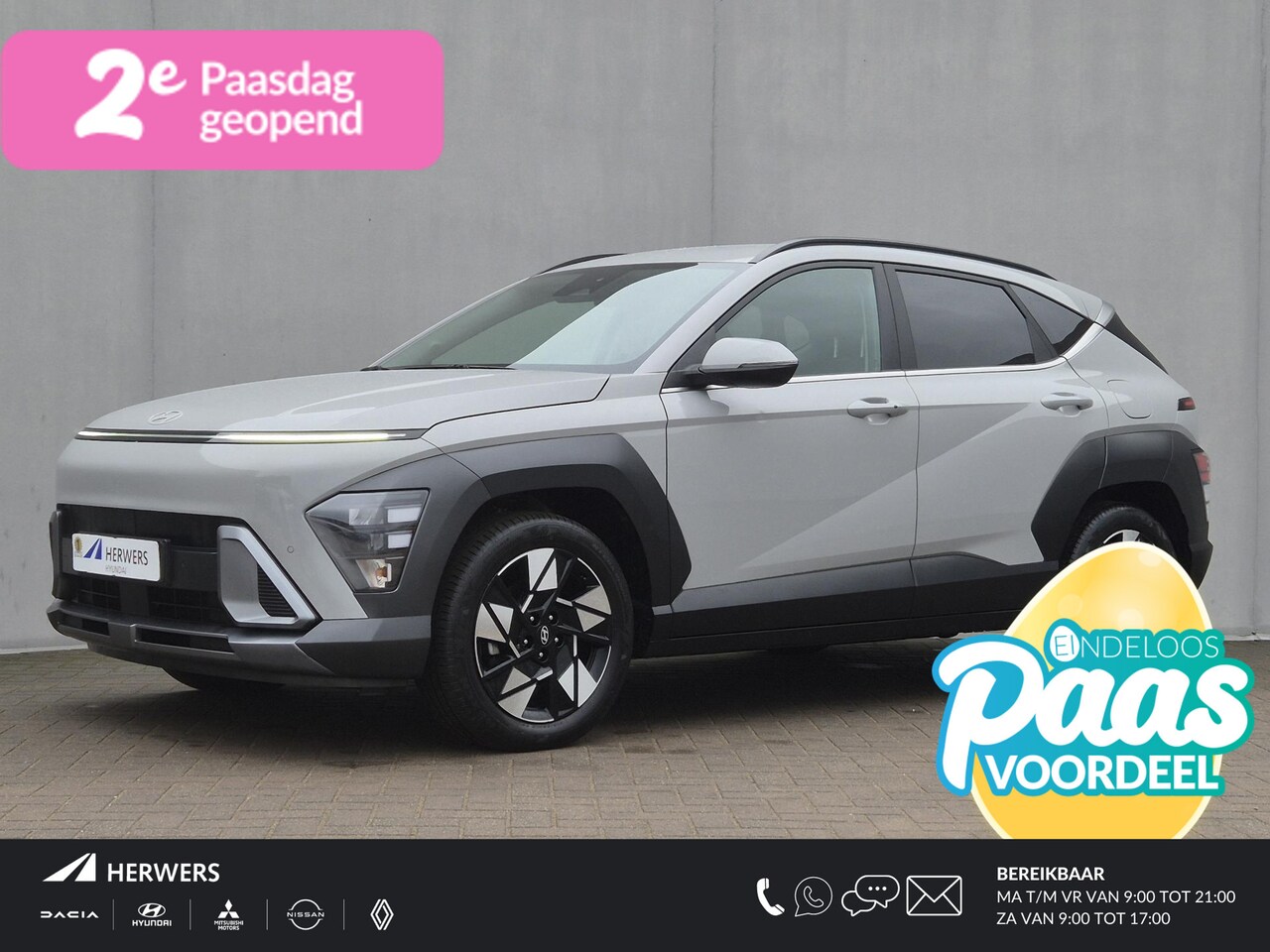 Hyundai Kona - 1.6 GDI HEV Comfort Smart Automaat / Fabrieksgarantie tot 1-2030 / Stuur- & Stoel verwarmi - AutoWereld.nl