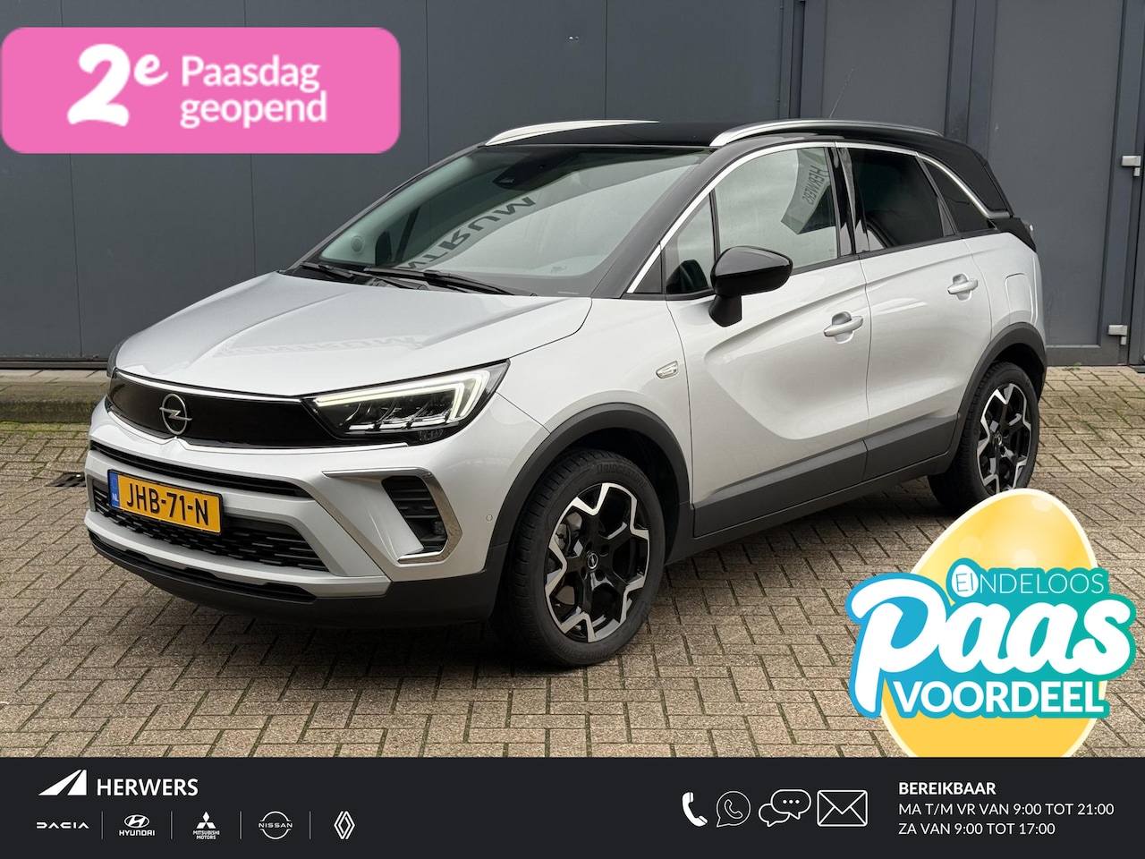 Opel Crossland - 1.2 Turbo Ultimate / AGR Comfortstoelen / Navigatie /  Half Leder/Alcantara Bekleding / LE - AutoWereld.nl