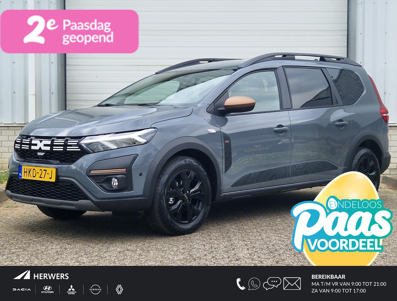Dacia Jogger - 1.6 Hybrid 140 Extreme 7p. / Achteruitrijcamera / Apple Carplay & Android Auto (draadloos) - AutoWereld.nl