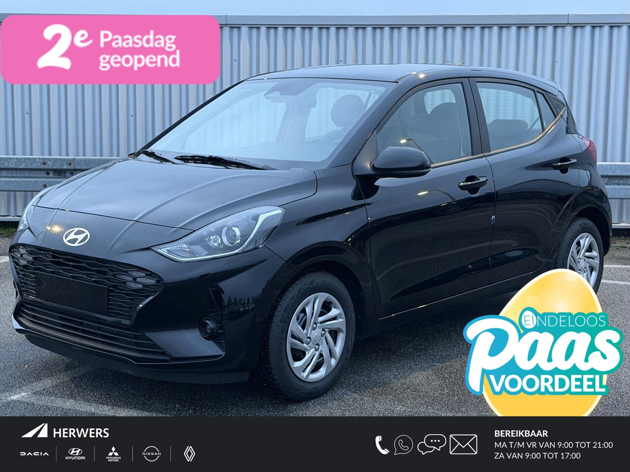 Hyundai i10 - 1.0 Premium / € 1.500,- Voordeel Op Nieuwprijs / Rijklaarprijs / Direct Leverbaar / Naviga - AutoWereld.nl
