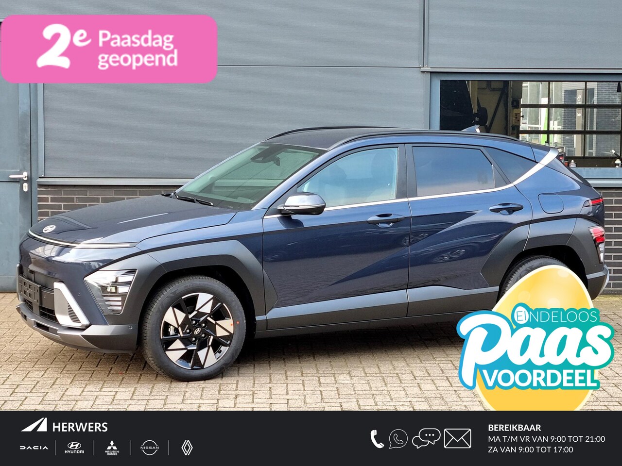 Hyundai Kona - 1.6 GDI HEV Premium / €2500,- Voordeel / Direct Leverbaar / Stoelverkoeling / Stuurverwarm - AutoWereld.nl