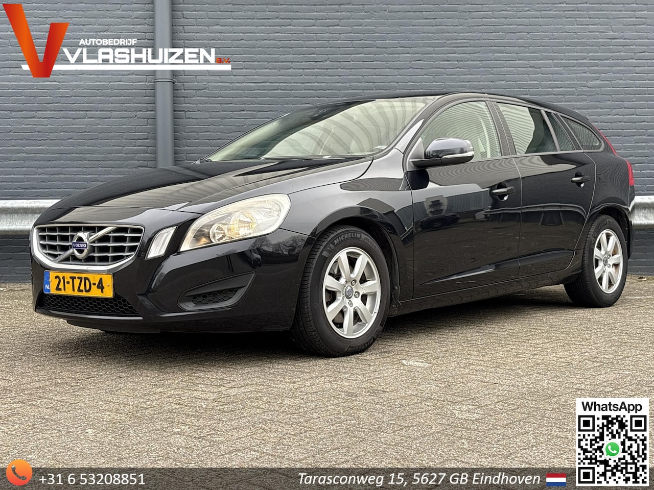 Volvo V60 - 1.6 T3 Kinetic | Leder | Climate | Cruise | Navi | PDC | - AutoWereld.nl