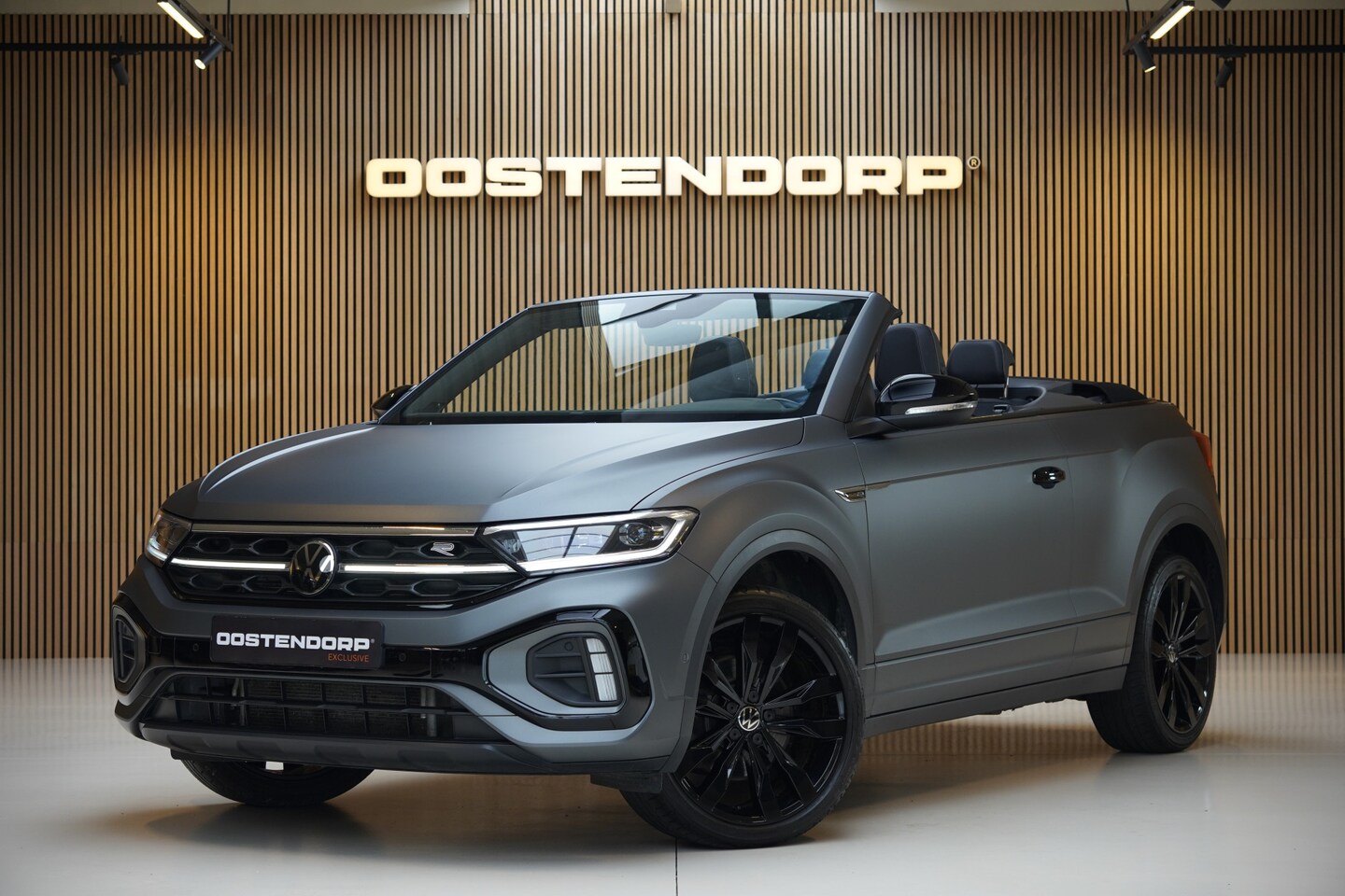 Volkswagen T-Roc Cabrio - 1.5TSI/150pk R-Line Edition Grey|2023|Leder|Navi|Matrix-LED|Trekhaak|663/999|Virtual Cockp - AutoWereld.nl