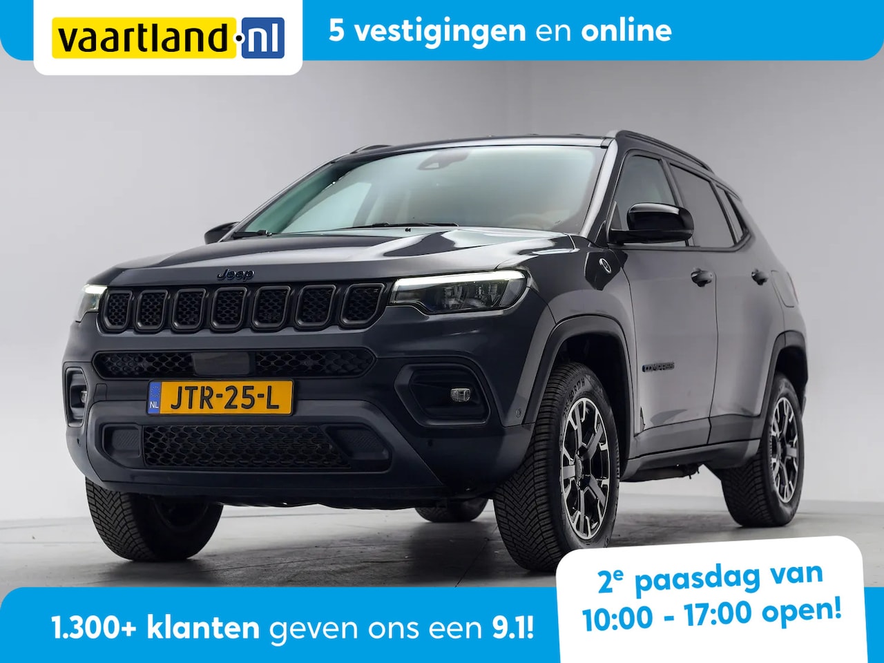 Jeep Compass - 4xe 240 Plug-in Hybride Trailhawk Aut [ LED Navi Adapt.cruise Apple/Android ] - AutoWereld.nl