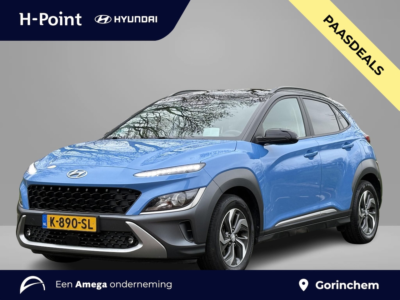 Hyundai Kona - Fashion 1.6 GDI HEV 140pk | NAVI | STOELVERW. | CAMERA  | APPLE CARPLAY / ANDROID AUTO | L - AutoWereld.nl