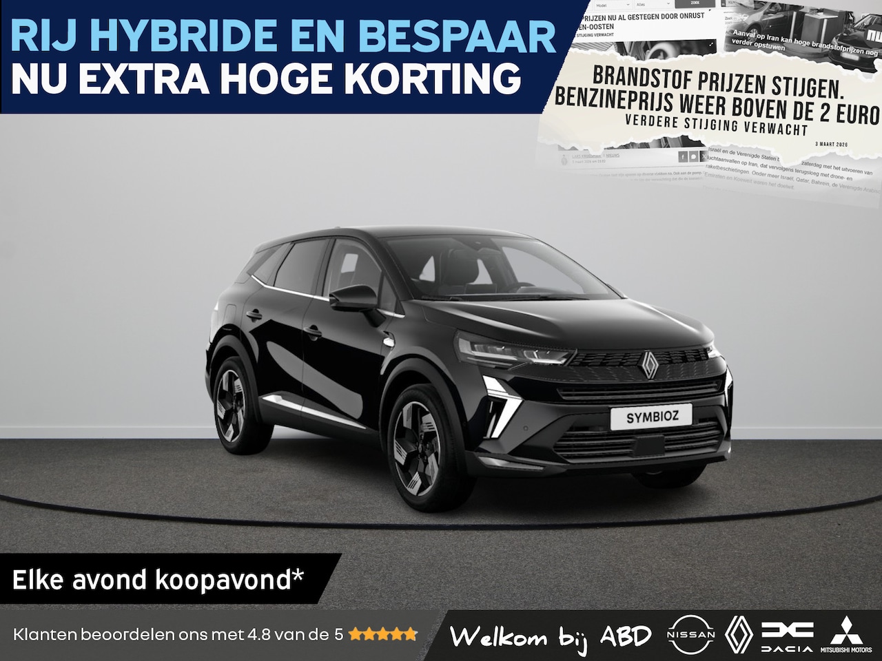 Renault Symbioz - Techno Full hybrid | Achteruitrijcamera | Adaptive Cruise Control | Elektronisch geregelde - AutoWereld.nl