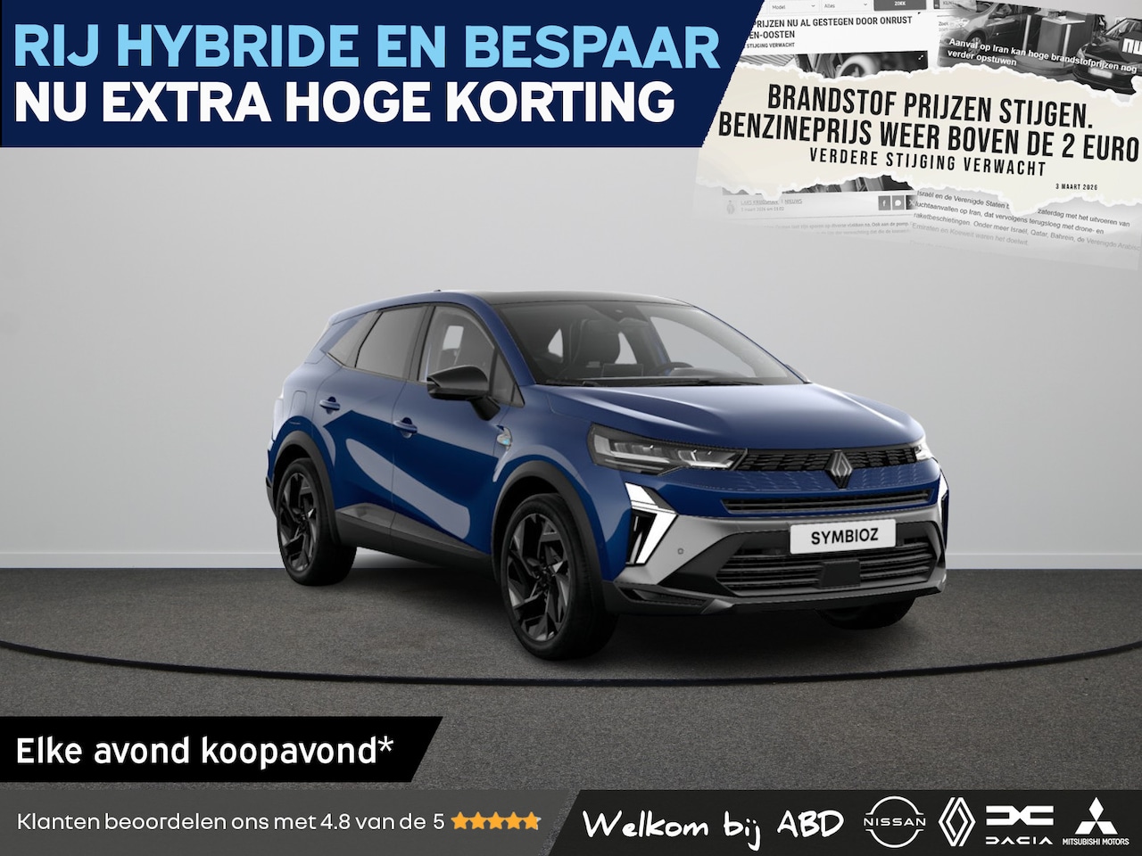 Renault Symbioz - esprit Alpine Full hybrid | Achteruitrijcamera | Adaptive Cruise Control | Elektronisch ge - AutoWereld.nl