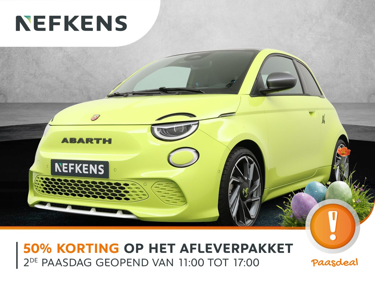 Abarth 500e - Turismo 42 kWh 155 pk Automaat | Navigatie | 18"LMV| Lederen/Alcantara Bekleding | Dodehoe - AutoWereld.nl