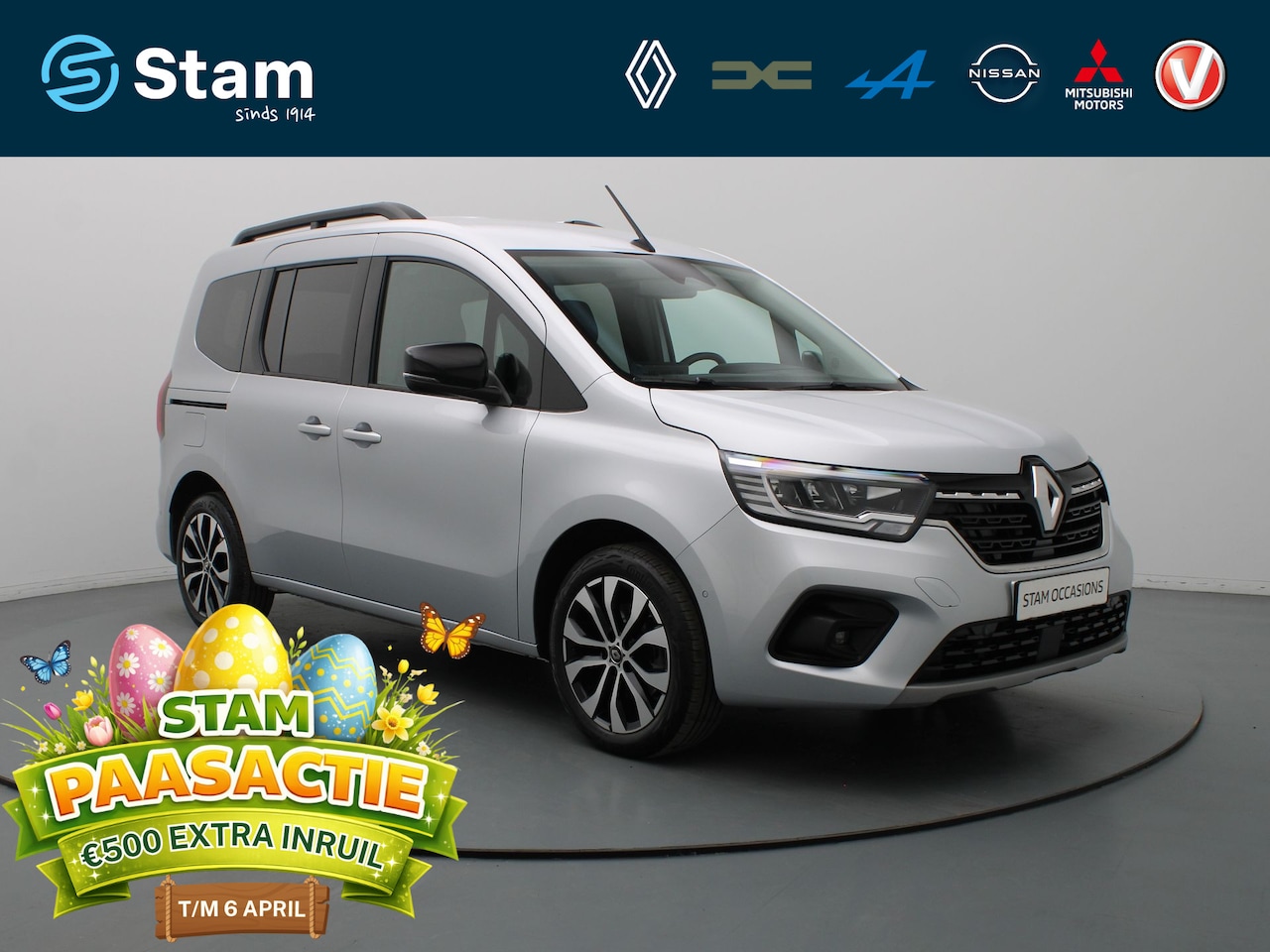 Renault Kangoo - TCe 130pk Nordic Line EDC/Automaat Camera | Adapt. Cruise | Navi | Parkeersens. v+a | Stoe - AutoWereld.nl