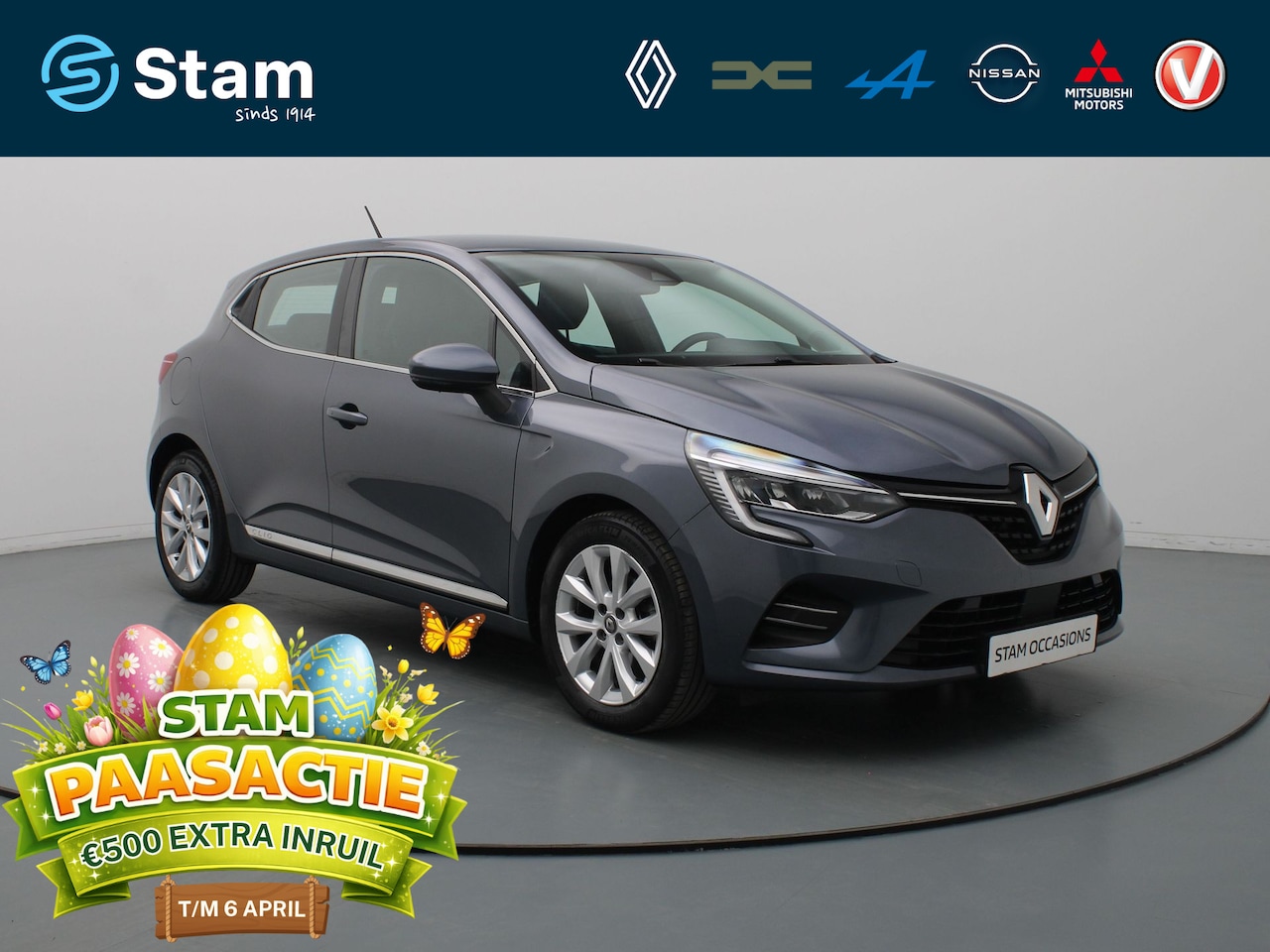 Renault Clio - 100pk TCe Intens Cruise | Climate | Carplay | Navi | Parkeersens. achter - AutoWereld.nl