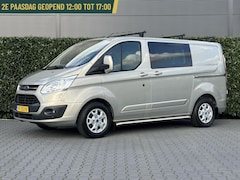 Ford Transit Custom - 270 2.2 TDCI L1H1 Limited DUBBEL CABINE, NL AUTO, NAP LOGISCH, NAVI, CRUISE, AIRCO, TREKHA