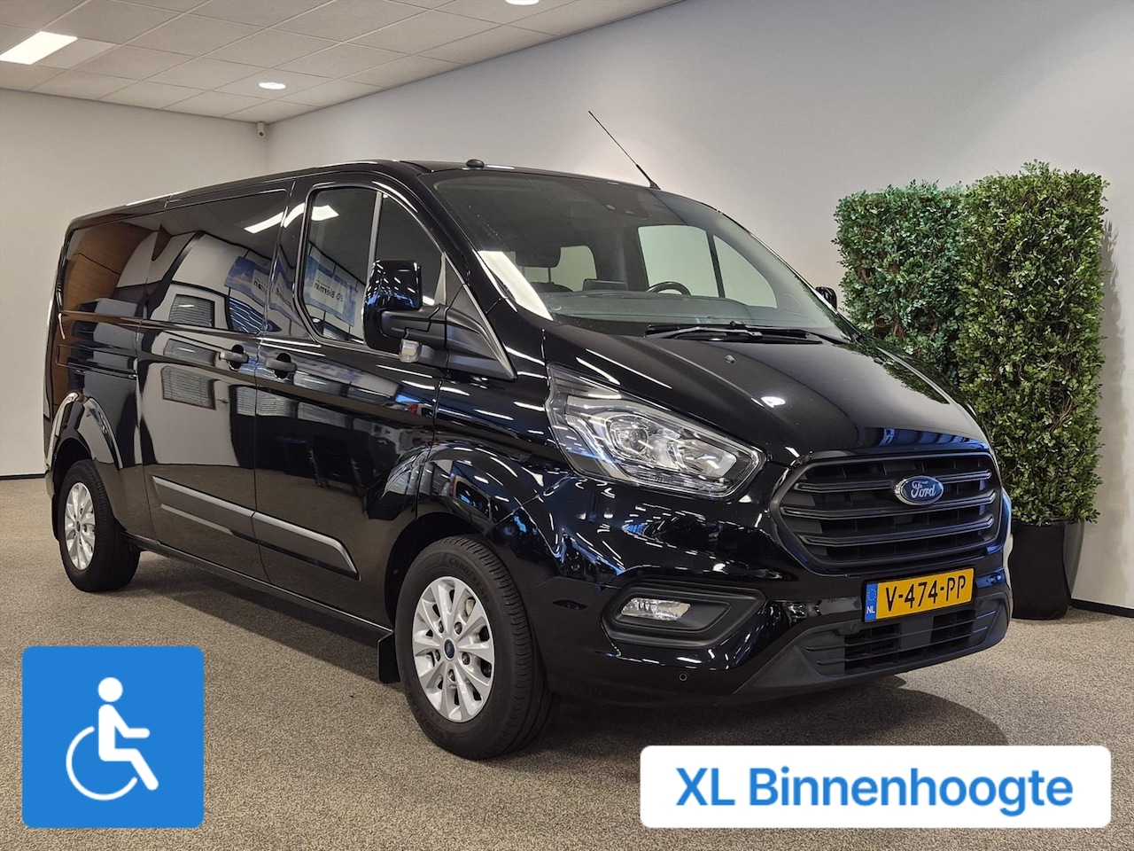 Ford Transit Custom - L2H1 Rolstoelbus Bodemverlaging XXL 150cm binnenhoogte - AutoWereld.nl