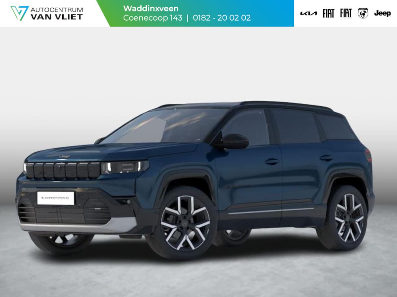 Jeep Compass - First Edition 74 kWh | Adapt. Cruise | Camera | Carplay | 20" | Elektr. A-Klep | Navi | Wi - AutoWereld.nl
