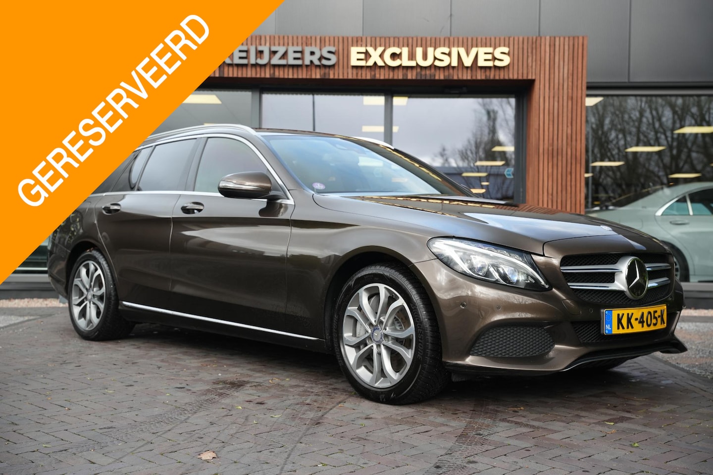 Mercedes-Benz C-klasse Estate - 350 e Lease Edition Plus Burmester Leer Adaptieve Cruise Multi Beam 17''LM - AutoWereld.nl