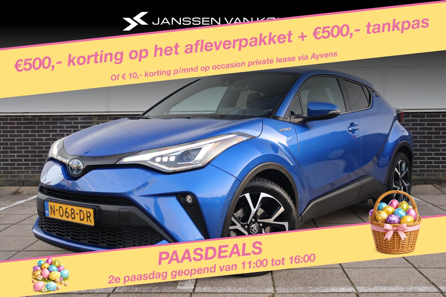 Toyota C-HR - 2.0 Hybrid Style Stoelverwarming / Navi / JBL Audio / LED Koplampen - AutoWereld.nl