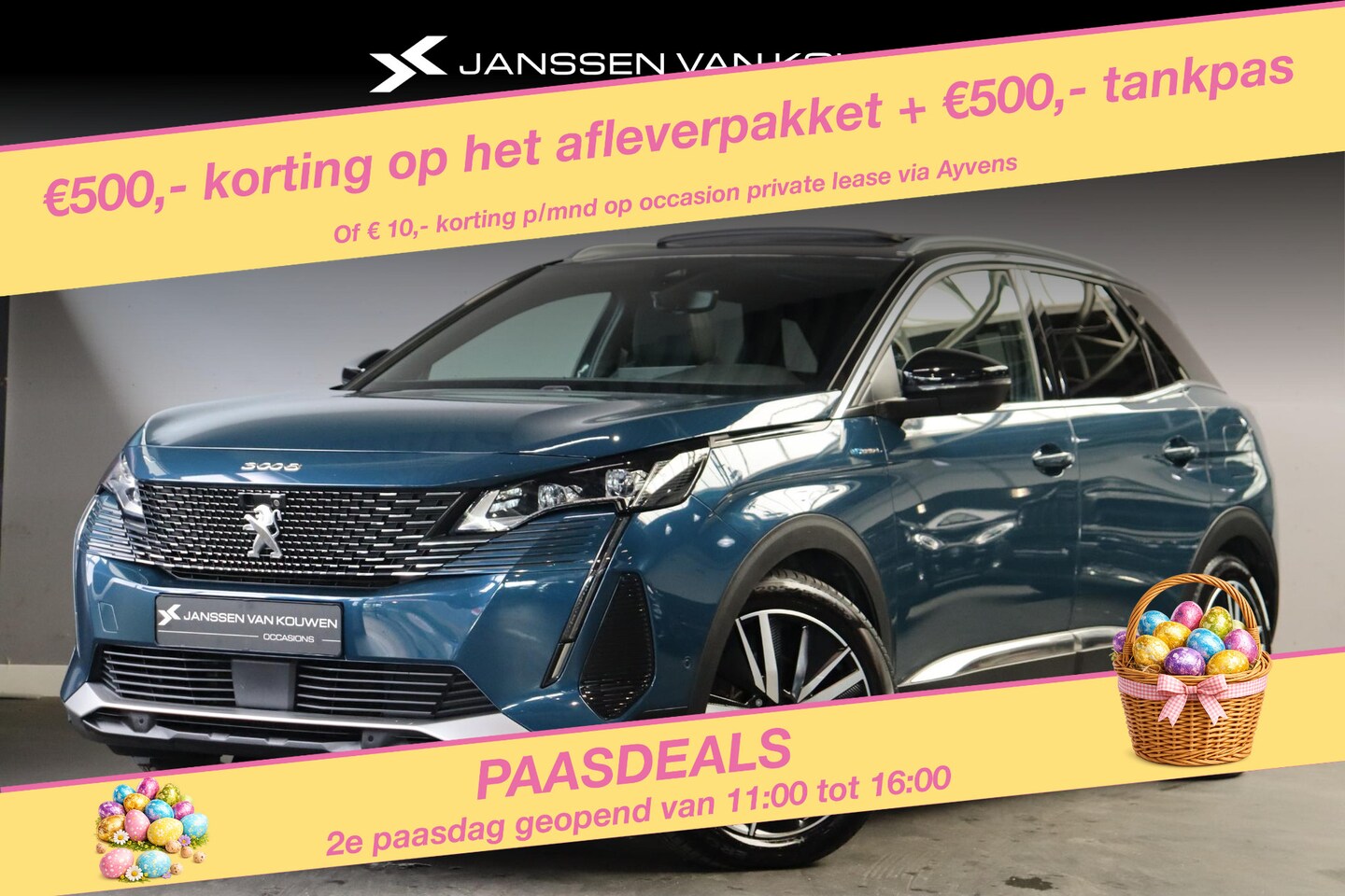 Peugeot 3008 - 1.6 HYbrid4 300 GT Pack Business Panoramadak / FOCAL / Trekhaak / Stoelverwarming / 92% SO - AutoWereld.nl
