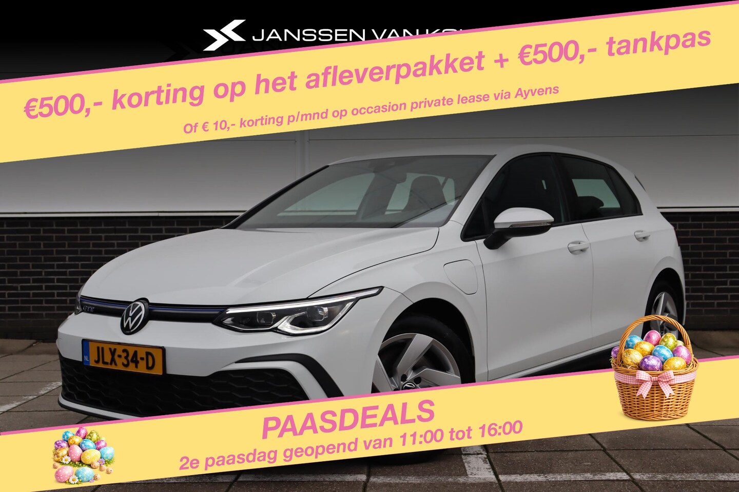 Volkswagen Golf - 1.4 eHybrid GTE * 245PK * Stuur/Stoelverwarming * Navigatie * Clima * Carplay * SOH 93% * - AutoWereld.nl