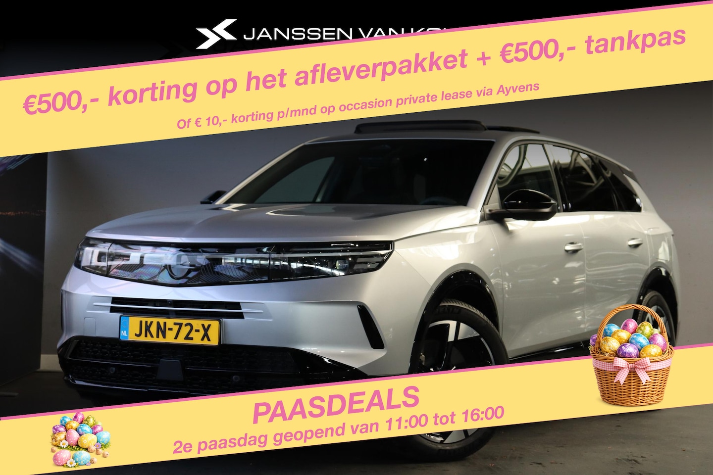 Opel Grandland - 1.6 Turbo Plug-in-Hybrid Business Edition Panoramadak Leder 360 Camera - AutoWereld.nl