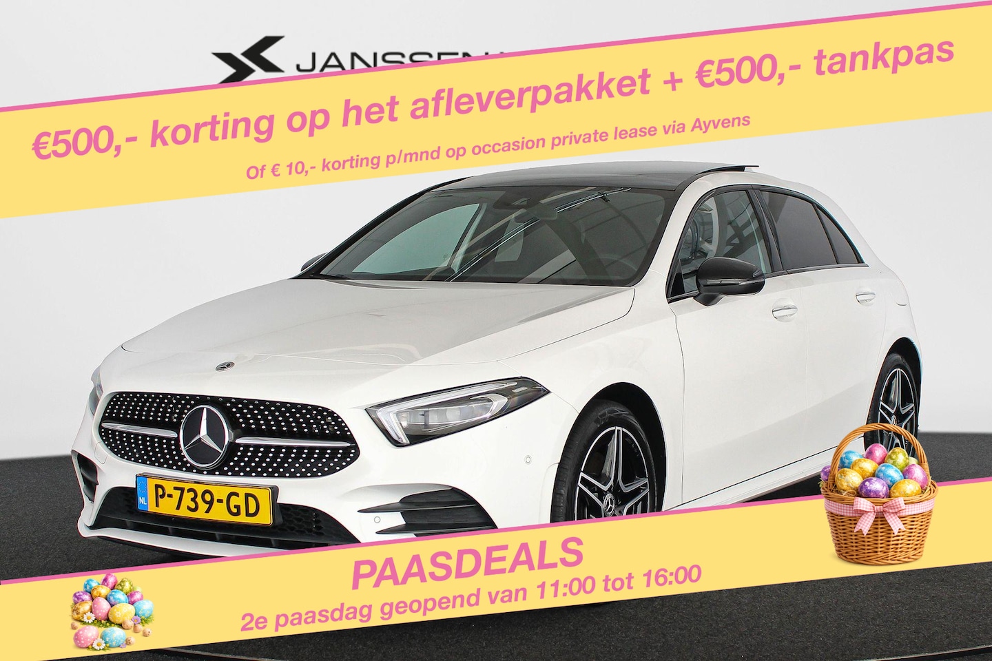 Mercedes-Benz A-klasse - 250 e Business Solution AMG Limited Pano Sfeerverlichting Trekhaak Stoelverwarming SOH 95% - AutoWereld.nl