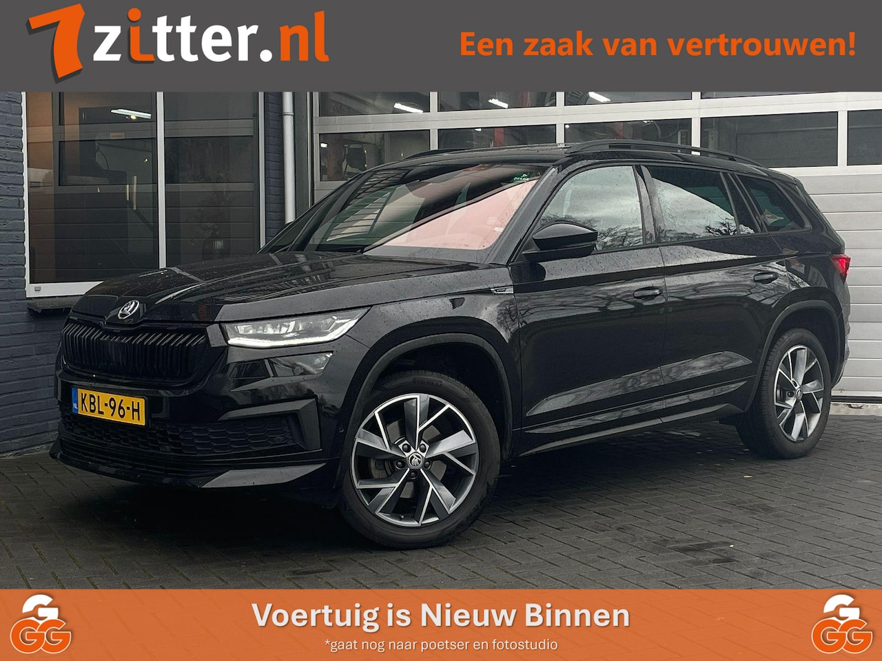 Skoda Kodiaq - 1.5 TSI Sportline Business 7-Persoons Panoramadak, Sportstoelen, Memory, LED, ACC - AutoWereld.nl