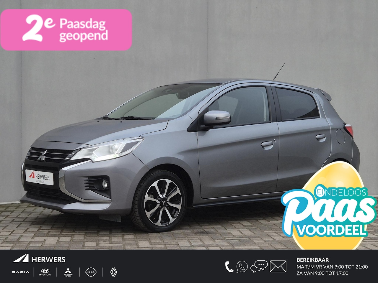 Mitsubishi Space Star - 1.2 Instyle Automaat / Fabrieksgarantie tot 13-02-2031 / Navigatie via Apple Carplay of An - AutoWereld.nl